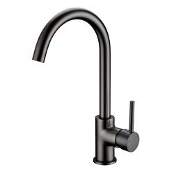 Euro Round Gunmetal Grey Kitchen Sink Mixer Tap 360° Swivel Euro Round Gunmetal Grey Kitchen Sink Mixer Tap 360° Swivel